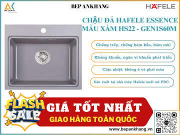 CHẬU ĐÁ HAFELE ESSENCE MÀU XÁM HS22 - GEN1S60M 577.25.520